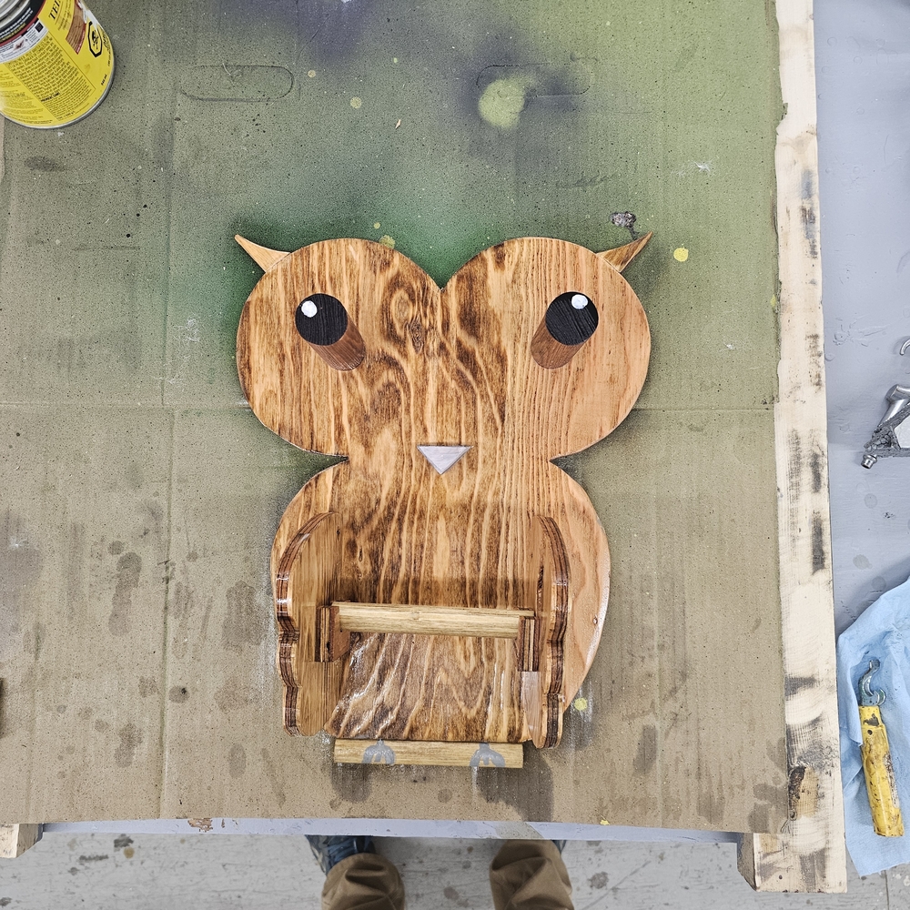 Wooden Owl Wall Decor